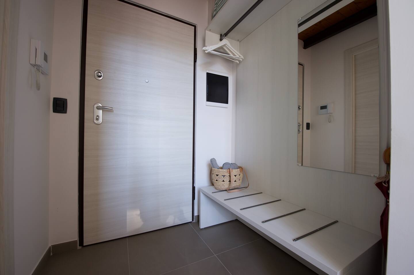 Loft entrance through courtyard